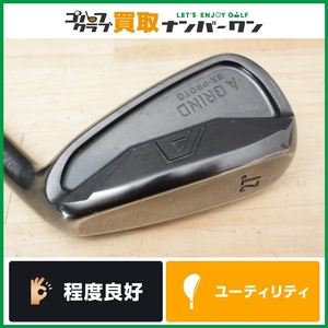 【程度良好 人気モデル】Aデザインゴルフ A GRIND BX-PROTO HYBRID ユーティリティ 6U 27° MCH BLACK 70/350 フレックスS 6UT UT6 6H