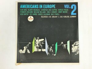 EPレコード AMERICANS IN EUROPE VOL.2 impulse! EP AS-37 2405LO041