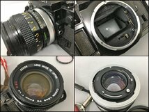キヤノン CANON フィルム一眼レフカメラ A-1 CANON LENS FD 50mm F:1.4 S.S.C./TAMRON ZOOM MACRO F:3.8-4.5 80-250mm ジャンク 2405LS040_画像4