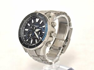  Casio CASIO wristwatch OCEANUS Oceanus ka Sharo OCW-P2000-1AJF men's radio wave solar titanium made case change koma box attaching beautiful goods - 2405LR044