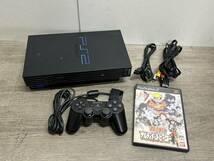 ☆ PS2 ☆ プレイステーション2 SCPH-50000 動作品 本体 コントローラー Playstation2 デュアルショック2 SONY 2857_画像1