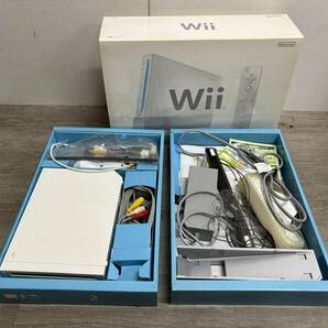 ☆ Wii ☆ Nintendo Wii 本体 まとめ売り 7台 未チェック ジャンク Wiiリモコン センサーバー ヌンチャク シロ バランスボード 任天堂の画像8