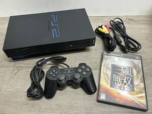 ☆ PS2 ☆ プレイステーション2 SCPH-39000 動作品　本体 コントローラー 付属 デュアルショック2 SONY 0232