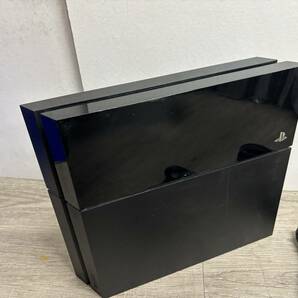 ☆ PS4 ☆ プレイステーション4 CUH-1100 500GB ジェットブラック 動作品 本体 コントローラー 付属 Playstation4 SONY 9005の画像2