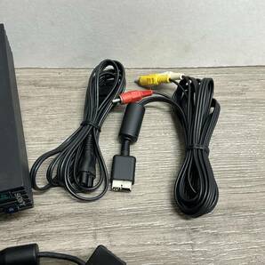 ☆ PS2 ☆ プレイステーション2 SCPH-10000 動作品 本体 コントローラー 付属 Playstation2 デュアルショック2 8557の画像4