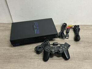 ☆ PS2 ☆ プレイステーション2 SCPH-10000 動作品 本体 コントローラー 付属 Playstation2 デュアルショック2 8557