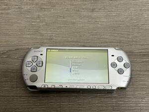 ☆ PSP ☆ プレイステーションポータブル PSP-3000 ミスティックシルバー 動作品 本体のみ バッテリー欠品 Playstation Portable SONY 6764