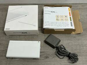 ☆ DSLite ☆ ニンテンドーDS Lite クリスタルホワイト 動作品 本体 アダプター タッチペン 箱 説明書 付属 Nintendo DS GBA 任天堂 9597