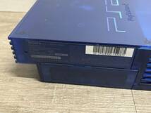 ☆ PS2 ☆ プレイステーション2 SCPH-37000 オーシャンブルー 動作品 本体 コントローラー 付属 Playstation2 デュアルショック2 0815_画像7