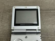 ☆ GBA ☆ ゲームボーイアドバンスSP プラチナシルバー 動作品 本体のみ Nintendo GAMEBOY ADVANCE 任天堂3283_画像5