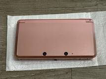 ☆ 3DS ☆ ニンテンドー3DS ミスティピンク 動作品 本体 タッチペン アダプター 箱 説明書 付属 Nintendo 3DS ニンテンドー 任天堂 0662_画像2