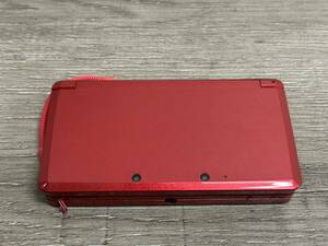 ☆ 3DS ☆ ニンテンドー3DS メタリックレッド 動作品 本体 タッチペン 付属 Nintendo 3DS ニンテンドー 任天堂 7395