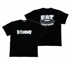 HI-STANDARD Tシャツ FAT WRECK LOGO ブラック XL