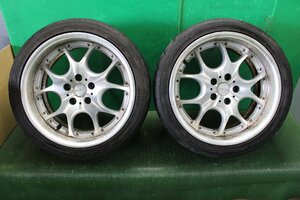 壱 PIAAレーシング アルミホイール 18X9.5J 265/35R18 2本セット 深リム RX‐8 社外 27879 2X699