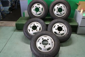 壱 キャンター 純正 195/85R15 113/111N LT スチールホイール 2022年 5本セット トラック 35468 5X717