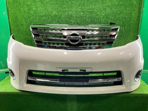 参 Serena ハイウェイスター 後期 CC25 Genuine フロントBumper Grilleincluded QX1 Pearl白 HWS フォグ メッキ 35000 H333