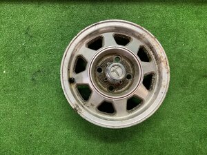 九 初代セリカ 14X5.5J PCD114.3 4穴 1本 深リム 旧車 当時物 アルミホイール センターキャップ 33740 1X422