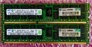 W140☆ SAMSUNG DDR3 PC3-10600R-09-11-E2-P2 8GB×2 計16GB デスクトップ用メモリ Memory メモリー 動作確認済み 