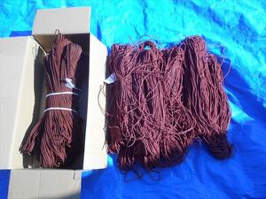 クレモナロープ　縦網用　28束セット　未使用品　長さ約65ｍ　太さ約3mm 重さ12.5kg 