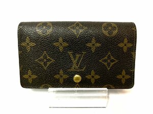 ☆LOUIS VUITTON ルイヴィトン M61730 モノグラム ポルトモネ ビエトレゾール 二つ折り 財布 ウォレット レディース ブラウン系