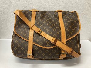 □■LOUIS VUITTON　ルイ・ヴィトン　ソミュール43　モノグラムライン　ショルダーバッグ　M42252　■□