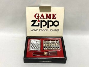 未使用品♪ZIPPO ジッポー ライター GAME CHESS チェス ガスライター 1994年製 喫煙具 メンズ シルバー系 ケース 付属品 取扱説明書付き♪