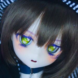 Art hand Auction *Kururu* DDH-29 Custom Head Semi-White Skin Original Eyes Original Choker, doll, Character Doll, Dollfie Dream, parts