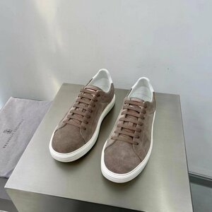 ブルネロクチネリ　BRUNELLO CUCINELLI メンズ　スニーカー　スエード　靴　スポーツシューズ　39-44　サイズ選択可能　3722