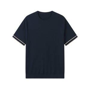 送料無料　ブルネロクチネリ　BRUNELLO CUCINELLI メンズ　Tシャツ　半袖　ビジネス　シンプル　48-56　サイズ選択可能　4080