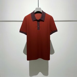 送料無料　ブルネロクチネリ　BRUNELLO CUCINELLI メンズ　Tシャツ　ポロシャツ　無地　ビジネス　半袖　M-3XL　サイズ選択可能　4381