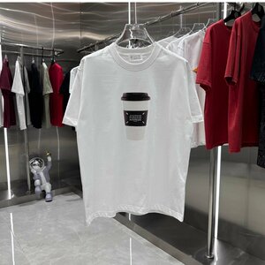 送料無料　Maison Margiela マルタンマルジェラ　Tシャツ　半袖　背中ロゴ　コットン　男女兼用　S-XL　サイズ選択可能　MM6　3516