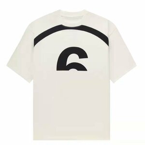 送料無料　Maison Margiela マルタンマルジェラ　Tシャツ　半袖　数字ロゴ　丸首　コットン　男女兼用　46-52　サイズ選択可能　MM6　3335