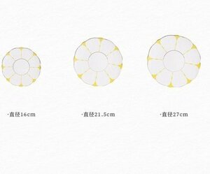 Aynsley エインズレイ　イギリス　食器　デザート　皿　スイーツ　ケーキスタンド　プレード　3枚セット　イエロー　お祝い　プレゼント　
