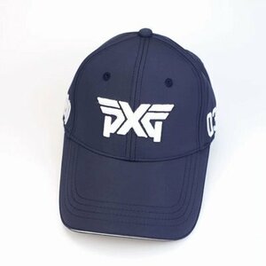 新品　PXG　ゴルフ　キャップ　ハット　サンバイザー　帽子　数字　男女兼用　フリーサイズ　ネイビー