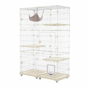  cat cage cat cage 3 step wide width design free combination cat door attaching hammock attaching large cat gauge feeling of luxury stylish 
