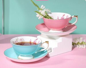 Aynsley エインズレイ　イギリス　茶器　ローズ　薔薇　ティーカップ　お祝い　プレゼント　ピンク