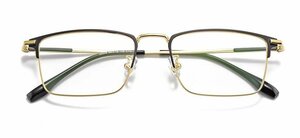送料無料　超軽量　フルリム　タテ眼鏡　レンズ交換可能　メガネフレーム　金属フレーム　ブルーライトカット　男女兼用　 sc0186