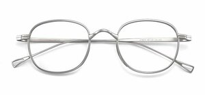 送料無料　メガネフレーム　金属フレーム タテメガネ眼鏡　レンズなし　メガネ　新品　ファッション小物 　男女兼用　 sc0077
