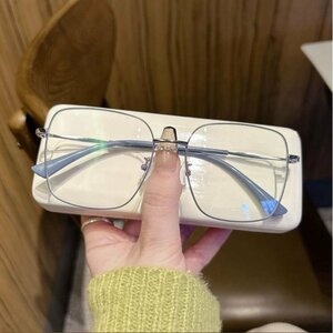 送料無料　超軽量　タテ眼鏡　レンズ交換可能 メガネフレーム　フルリム　金属フレーム　男女兼用　 sc0274
