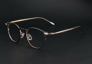 送料無料　超軽量　メガネフレーム　金属フレーム　タテ眼鏡　レンズ交換可能　フルリム　ブルーライトカット　男女兼用　 sc0205