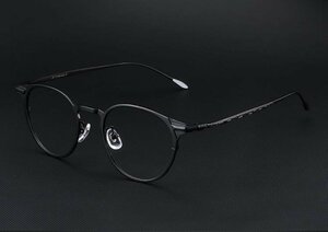 送料無料　超軽量　メガネフレーム　金属フレーム　タテ眼鏡　レンズ交換可能　フルリム　ブルーライトカット　男女兼用　 sc0203