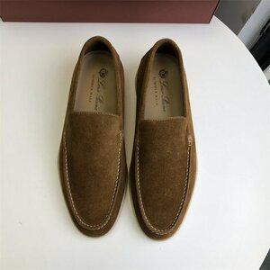  Италия Loro Piana Loro Piana туфли-лодочки кожа мужской обувь casual 38~46 размер выбор возможность 0421
