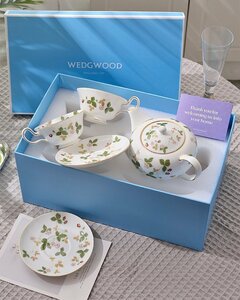 ウェッジウッド wedgwood　洋食器 インテリア　ティーポット　ティーカップ　ソーサー　2客セット　コーヒー プレゼント