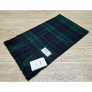 イギリス　スコットランド　Edinburgh　ウール100％　マフラー　lambwool　188