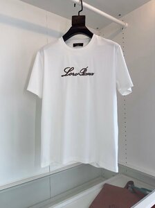 送料無料　loro piana　ロロピアーナ　メンズ　Tシャツ　文字ロゴ　丸首　半袖　シンプル　M-3XL　サイズ選択可能　4391