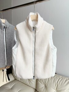 ブルネロクチネリ　BRUNELLO CUCINELLI　レディース　ダウンベスト　裏表着れる　両面　秋冬新品　S-L　サイズ選択可能　2508