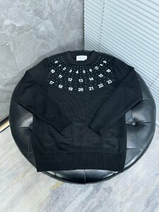 Maison Margiela マルタンマルジェラ　ニット　セーター　丸首　数字ロゴ　M-3XL　サイズ選択可能　MM6　2709