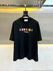 送料無料　Maison Margiela マルタンマルジェラ　メンズ　Tシャツ　イラスト　半袖　ロゴ有り　S-XXL　サイズ選択可能　MM6　4035