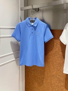 送料無料　ブルネロクチネリ　BRUNELLO CUCINELLI メンズ　ポロシャツ　Tシャツ　刺繍ロゴ　シンプル　半袖　M-3XL　サイズ選択可能　4335