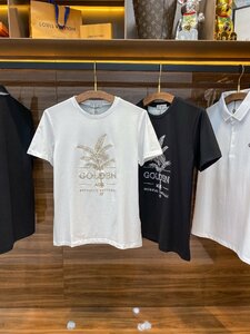 送料無料　ブルネロクチネリ　BRUNELLO CUCINELLI メンズ　Tシャツ　半袖　丸首　イラスト　刺繍ロゴ　M-3XL　サイズ選択可能　4470